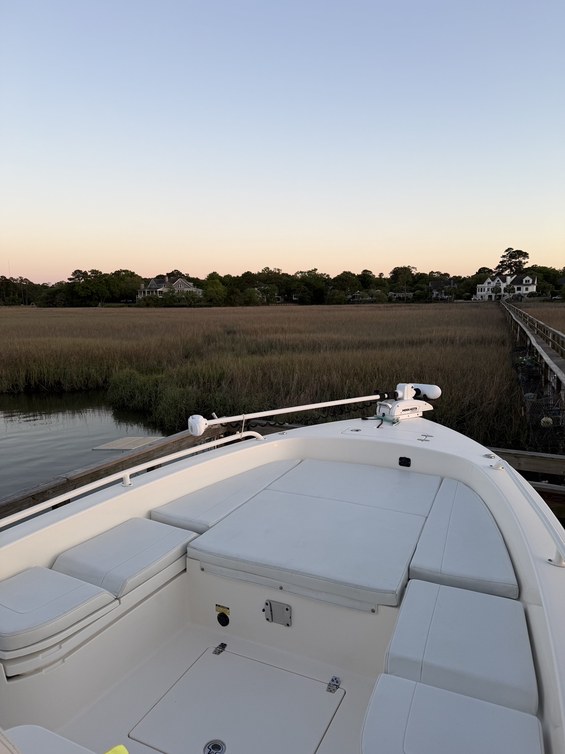 Bow seating and forward deck